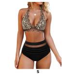 OMKAGI Women Mesh High Waisted Bikini Set