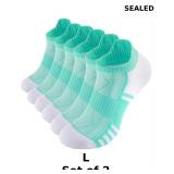 2x Set of 6 pairs of women's ankle athletic socks