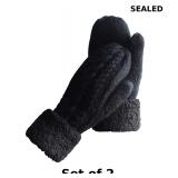 2x Whiteleopard Women's Winter Gloves