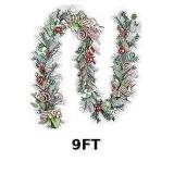 Valery Madelyn 9 Feet Pre-Lit Christmas Garland