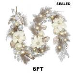 Valery Madelyn 6 Feet Pre-Lit Christmas Garland