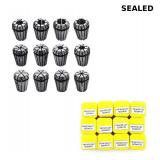 Set of 12 ER16 spring collets designed for CNC