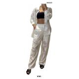 CHICME Womens Textured Two Piece Outfit Set