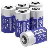 6-Pack ER14250 3.6V 1/2AA Lithium Battery