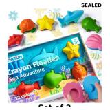 2x SYNCFUN 100% Pure Large Beeswax Crayons