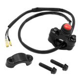 Motorcycle 7/8inch Handlebar Push Switch