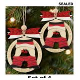 Shaxcoq 2Pcs 2025 Funny Christmas Ornament