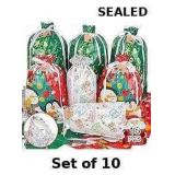 10x YALTOON Large Christmas Gift Bags