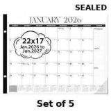 2026 Desk Calendar 22'' x 17'' x5