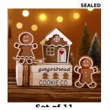 11x Jetec 6 Pcs Christmas Gingerbread Table...