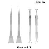 3x Set of 4 cake decorating tools
