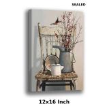 Rustic Farmhouse Wall Art Decor Flower Theme