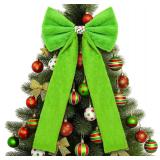 36x18 Inch Large Christmas Tree Topper Bow
