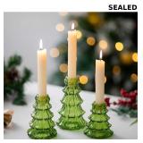 Glasseam Christmas Tree Candle Holder