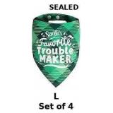 Christmas Dog Bandanas - Santa's Favorite Trouble