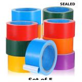 12Rolls Rainbow Color Duct Tape 10 Yards x 2 Inch