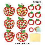 15x Fall Apple Suncatchers Crafts 24SETS