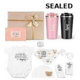 Luxury pregnancy gift basket for new parents