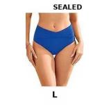 Women's full coverage bikini bottom with a V cut