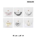 4x 6PCS Small Travel Jewelry Pouch