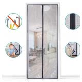 Magnetic Screen Door Mesh Curtain, 39ï¿½x 83ï¿½