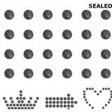 Magnetic Round Clavos