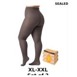 2x Plus Size Fleece Lined Tights Women