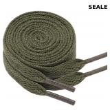 Two pairs of colorful flat shoe laces