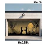 IVN Halloween Garden Flag 6x13ft Witch Lantern