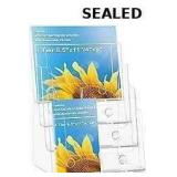 Acrylic Brochure Holder 8.5x11 Inches, 4 Tier