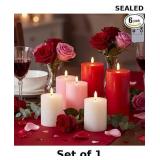 6 Pcs Mother's Day Flameless Candles LED Flameless