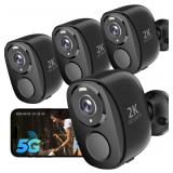 Rraycom 4Pack 5G/2.4G Security Cameras