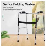 Elderly folding walker