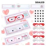 Valentines Glasses with Funny Cards
