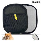 Reusable electrostatic gloves and brush set