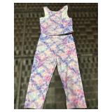 Athletic Works Leggings, Crop Top Size 6 S