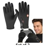 2x Warm & Touchscreen Gloves