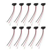 10 Pcs 3-Pin Trailer Connector