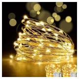 LED Fairy String Lights with Remote 2 Pack