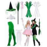 Halloween Green Witches Costume