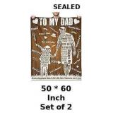 2x Fiodrimy Gifts for Dad Blanket Fathers Day...