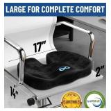 Ergonomic Memory Foam Seat Cushion 17'x14'