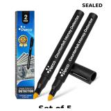 5x Perco Counterfeit Money Detector Pen x5