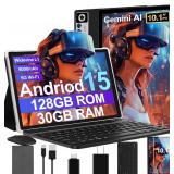 Android 15 Tablet with Keyboard