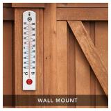 Vertical Outdoor Thermometer - 16-Inch