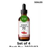 4x 2in1 Rosehip Luxe Face Oil, 77% Rosehip Oil
