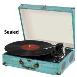 Suitcase Vinyl Record Player Bluetooth Turntable