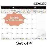 4x COMIX 12 Month Desk Calendar 2026