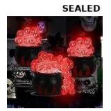 YUJUN 3 Packs Halloween DIY Bubbling Cauldron Bowl