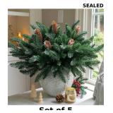 Ivydale 17Pcs Faux Pine Branches Norfolk Stem